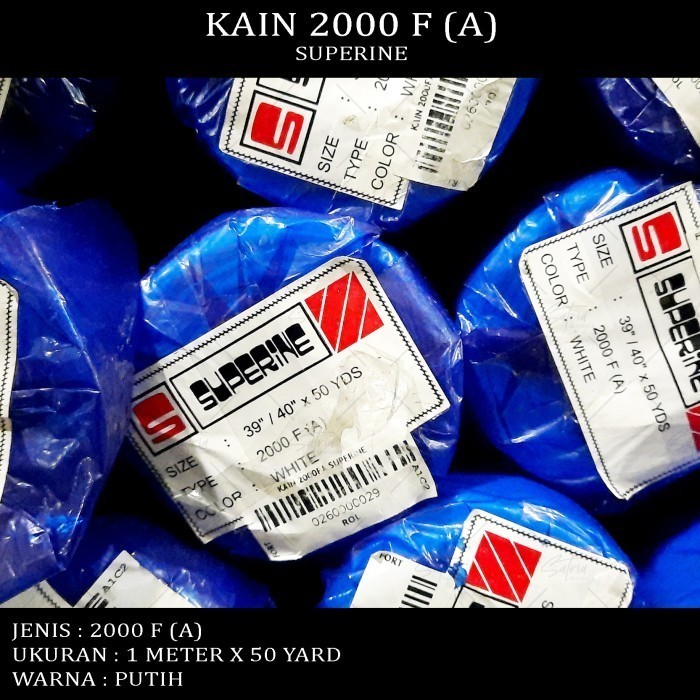 

Kain Keras Lem 2000F (A) Superine Fislin Pislin Vislin Grosir New