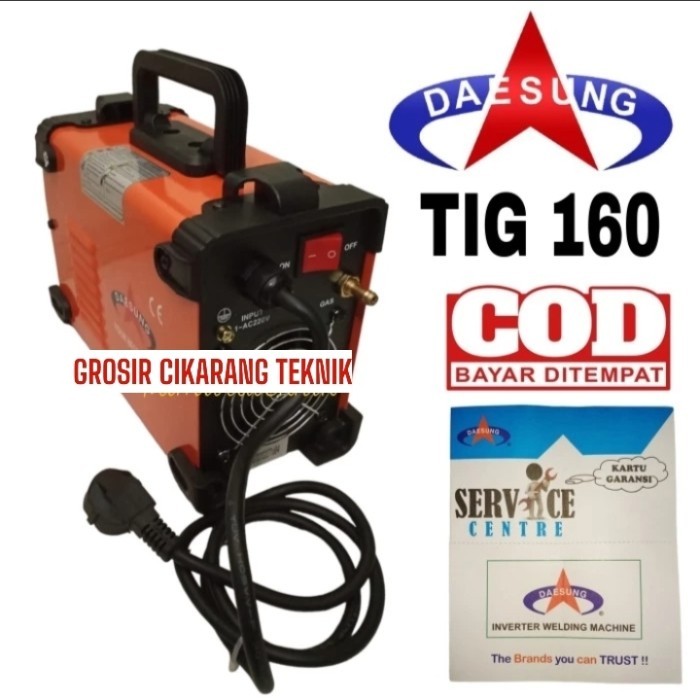 Mesin las T DAESUNG 160 mesin las Argon Bergaransi resmi DAESUNG