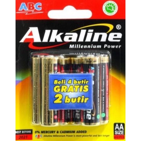 Baterai Aa Alkaline Isi 6 Pcs Baterai Aa Alkaline Isi 6Pcs