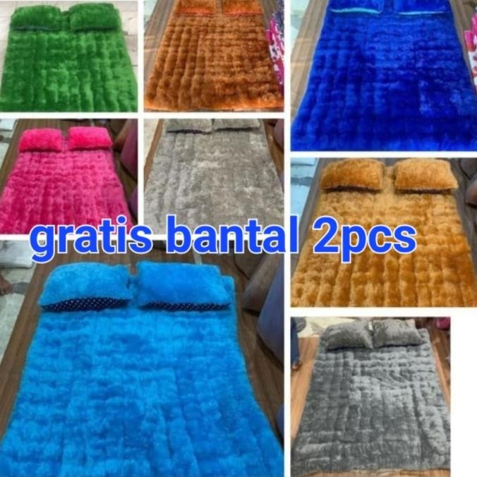 Promo Kasur Lantai Rasfur/ Bulu/ Gender/ Lipat/ Menul Uk 12017010Cm