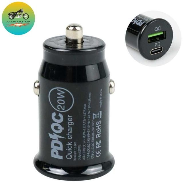 Usb Charger Hp Motor Honda Pcx Adv Beat Deluxe Scoopy Genio Asli Ahm