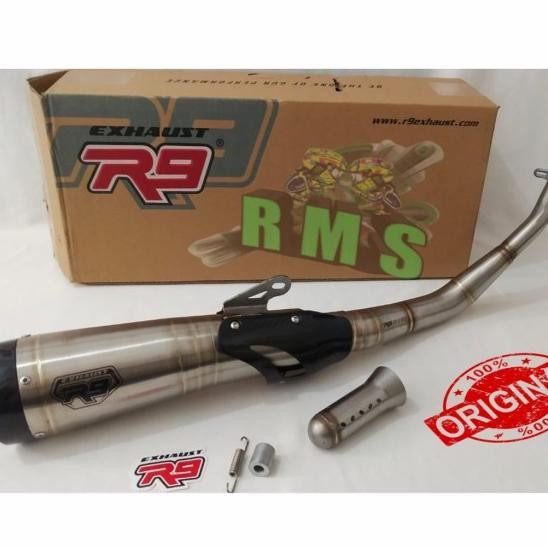 Knalpot R9 H2 SS New PCX 160 2021 / Knalpot R9 H2 SS Original Terlaris