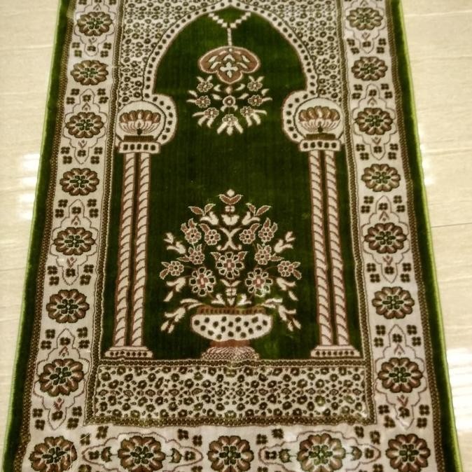 Karpet sajadah imam turki asli kualitas tebal bahan