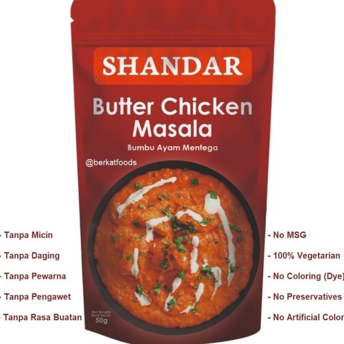 

#####] Butter Chicken Masala Shandar / Bumbu Ayam Mentega Ala India / Indian Style Vegetarian