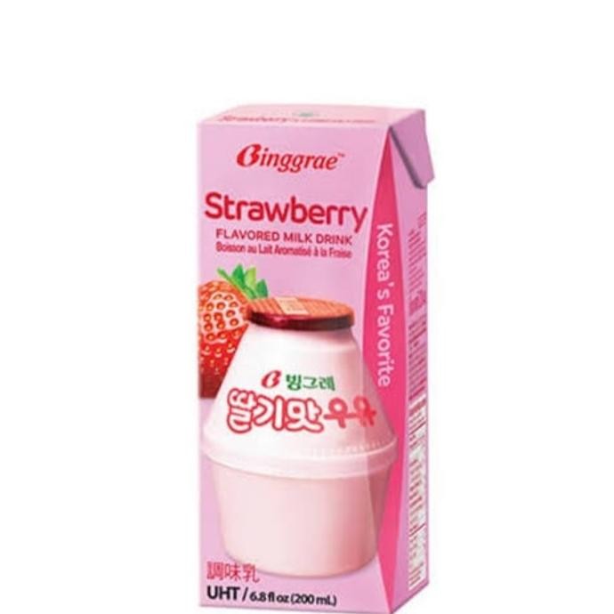 

------] Binggrae Strawberry flavored milk drink
