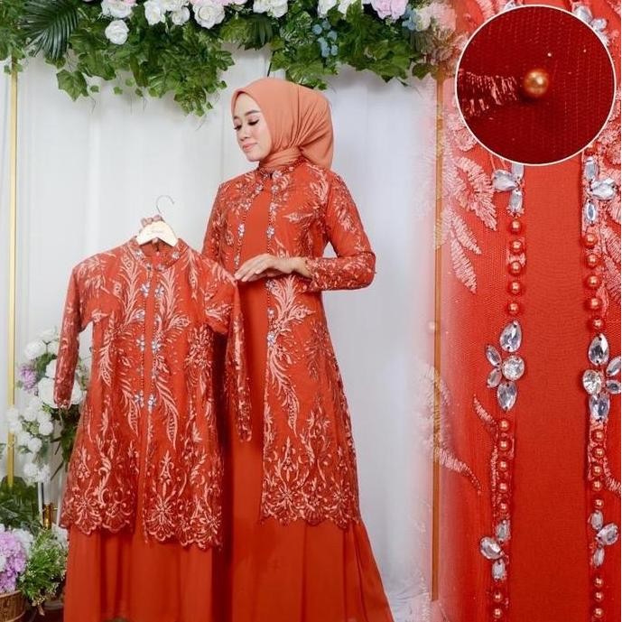 Gamis Couple Ibu Dan Anak | Gamis Couple| Gamis Pesta| Gamis Anak| Gamis Kondangan| Gamis Brukat| Ga