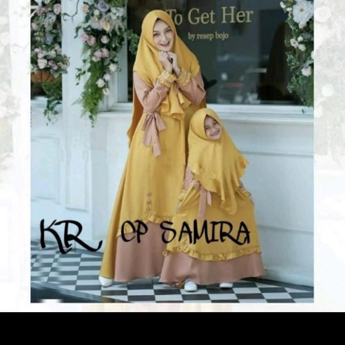 New Sale Ra Baju Couple Gamis Busana Muslim Ibu Dan Anak Plus Kerudung Pengiriman Cepat