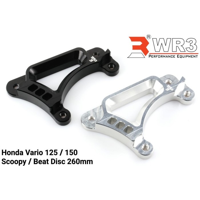 WR3 BRACKET KALIPER HONDA VARIO BEAT SCOOPY - DISK 260MM
