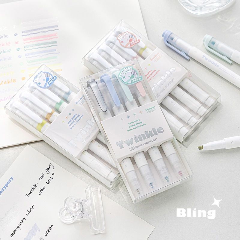 

Shining Galaxy Highlighter Pen for Students Large Capacity Marker Pen