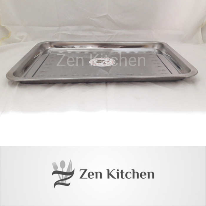 Nampan /Baki stainless 40x30x2 Tebal