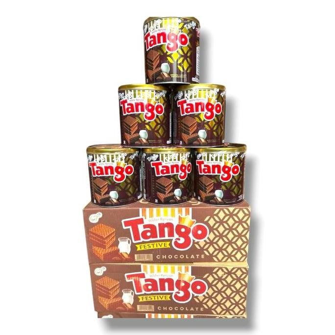 

Terlaris 1 Dus Tango Wafer Renyah Kaleng Isi 6 Kaleng - Camilan Biscuit Snacks Cookies Original