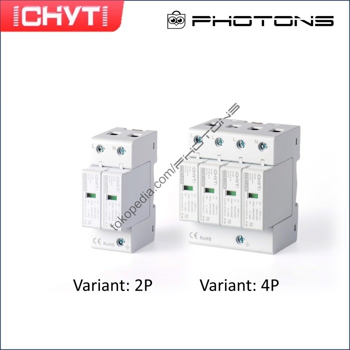 Surge Protection Device Arrester Spd Ac 2P 275V/ 4P 385V