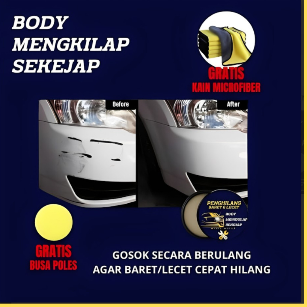 Rekomendasi Terbaik  Compound Mobil Penghilang Baret Mobil Body Compound Helm Dan Kompon Motor