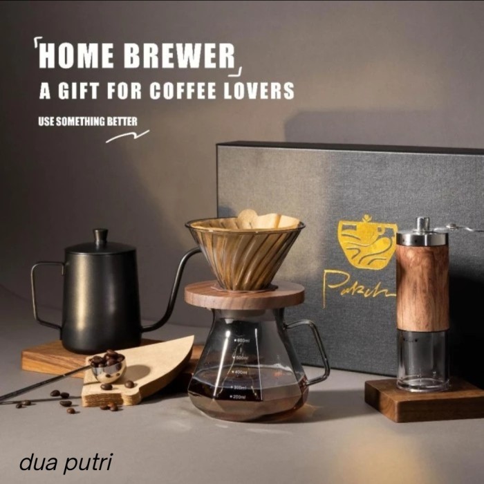 TERLENGKAP Kotak hadiah Pembuat Kopi/ Coffee Dripper Tools/Set Alat seduh Kopi Mewah