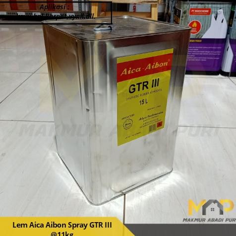 Lem Kayu - Lem Aica Aibon Spray GTR III @11kg - Lem Kuning Serbaguna