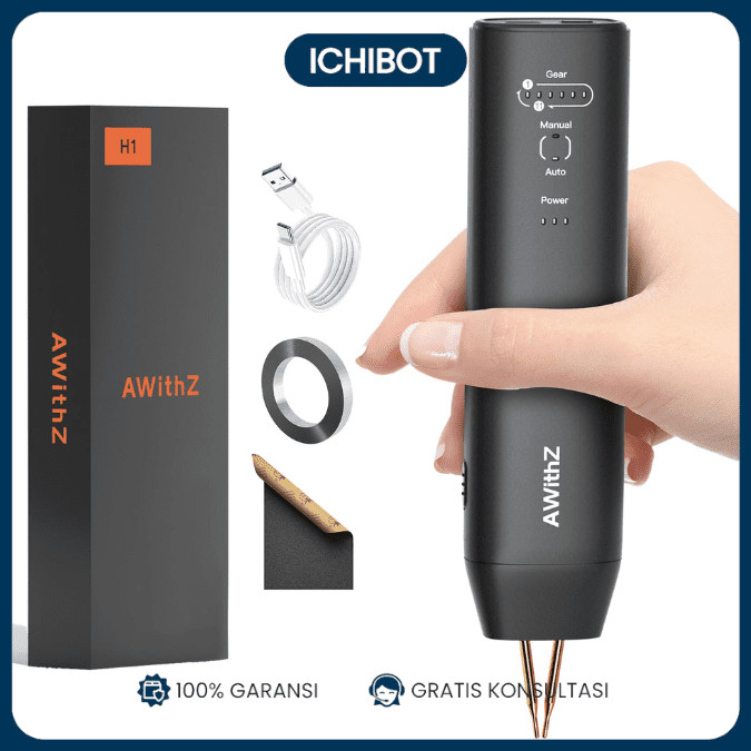 AWithZ H1 Solder Portable - Solder Baterai Portable - Handled Spot Welder 11 Gears 4.2V Battery Spot