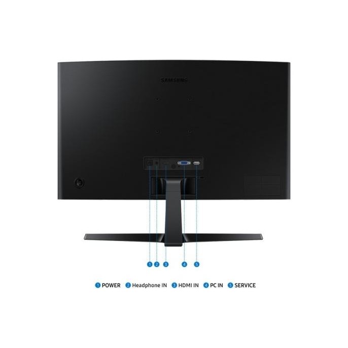 Monitor Led Samsung F390 Curve - 24 Inch Pc Komputer - Pls Vga Hdmi Original Dan Terpercaya