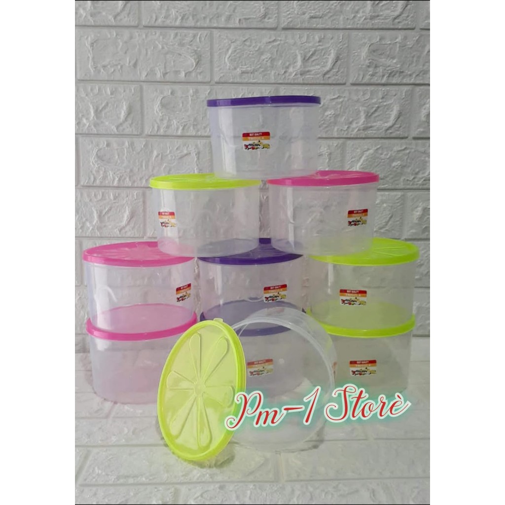 Toples Sealware Plastik  1 kg / Permen/ Gula/ Kue / Toples Plastik
