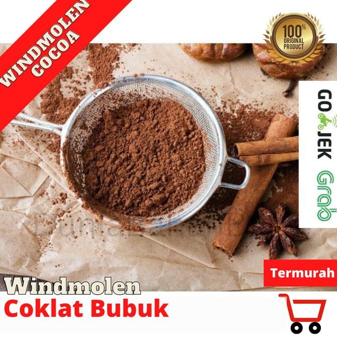 

COKLAT BUBUK WINDMOLEN COCOA POWDER 1KG ASLI 100% | KEMASAN ALU