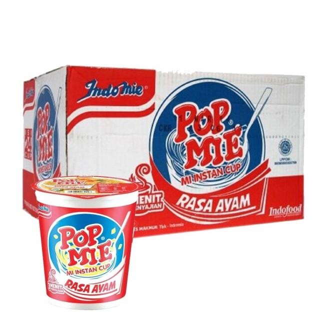 

READY POP MIE RASA AYAM 1 DUS ISI 24 | POPMIE MI INSTANT KUAH ISI24