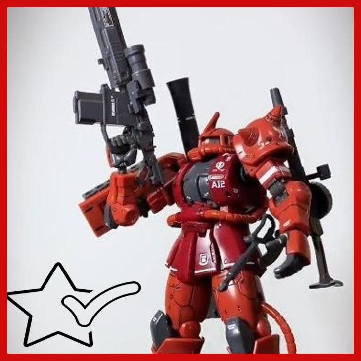 [KHR] WEIMEI HG 1/144 ZAKU II CHAR RED COMET