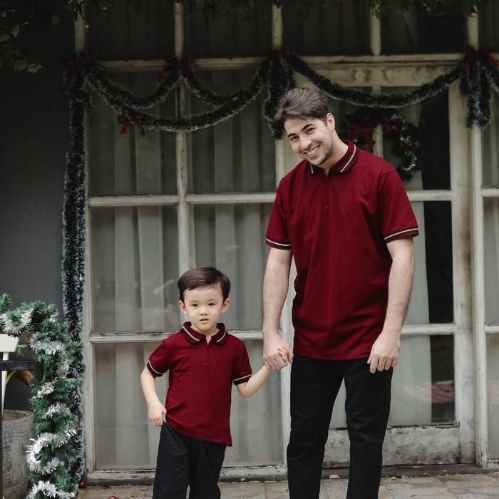 Ziel Kids - Jacob Top Christmas Collection Couple Dad & Boy Baju Premium Terlaris