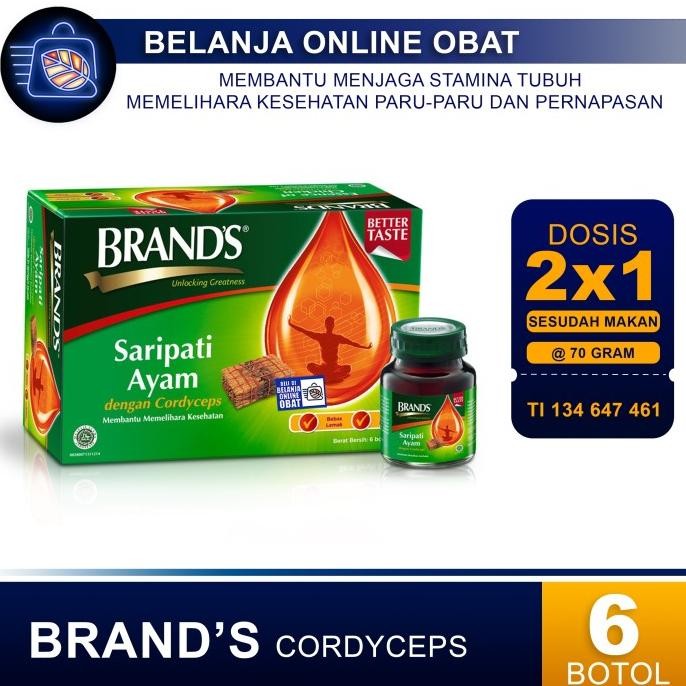 

READY BRANDS SARIPATI AYAM DENGAN CORDYCEPS 70GR X 6 BTL