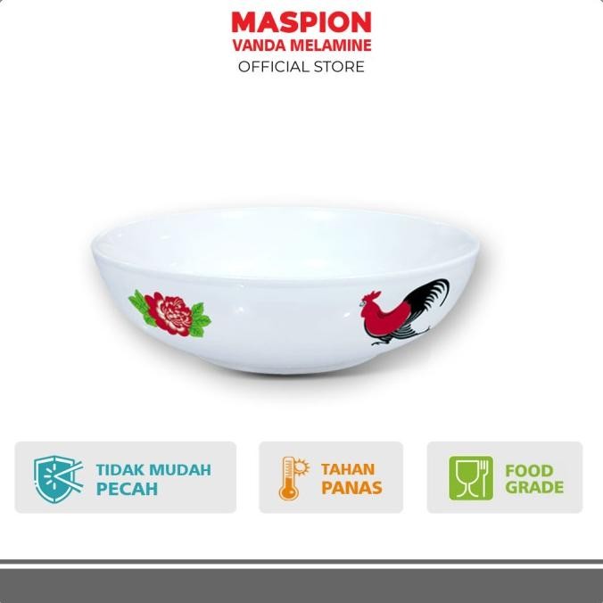 

READY MASPION VANDA MELAMIN MANGKOK SOUP 9 INCH AYAM