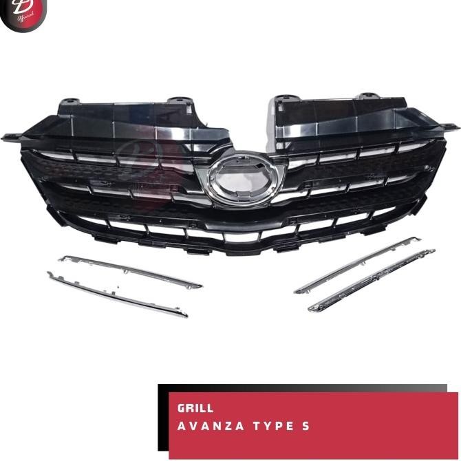 Grill Rambang Depan Toyota Avanza Type S 2007 2008 2009 2010 2011 Berkualitas