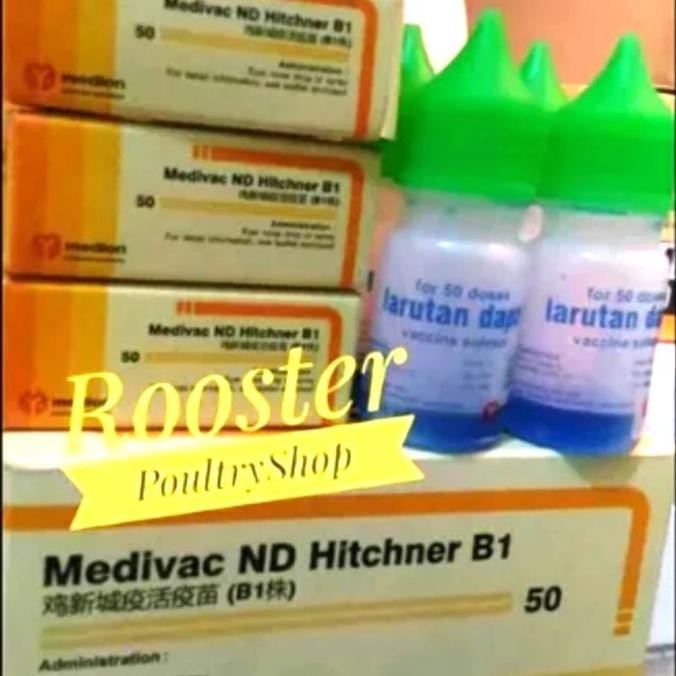 

READY VAKSINASI VAKSIN AYAM MENETAS B1 HITCHER 1 DUS ISI 10 BOTOL