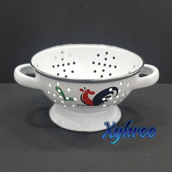 

READY SANGKU BAKUL ENAMEL TEMPAT NASI 16CM MOTIF AYAM JAGO