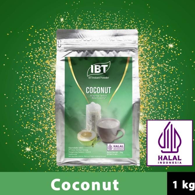 Baru Bahan Minuman Bubuk Rasa Coconut Kelapa Instant IBT Drink Powder