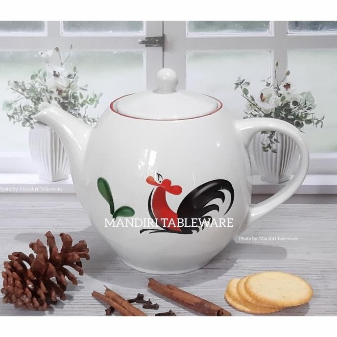 

READY TEKO KERAMIK MOTIF AYAM 1 LITER