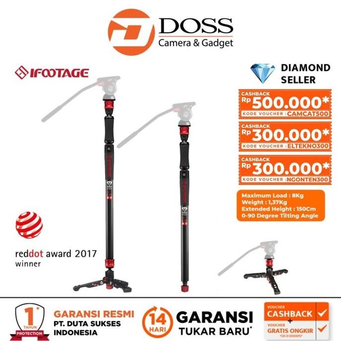 Ifootage Cobra 2 Strike Aluminium Monopod / Monopod Video / Monopod New Stok