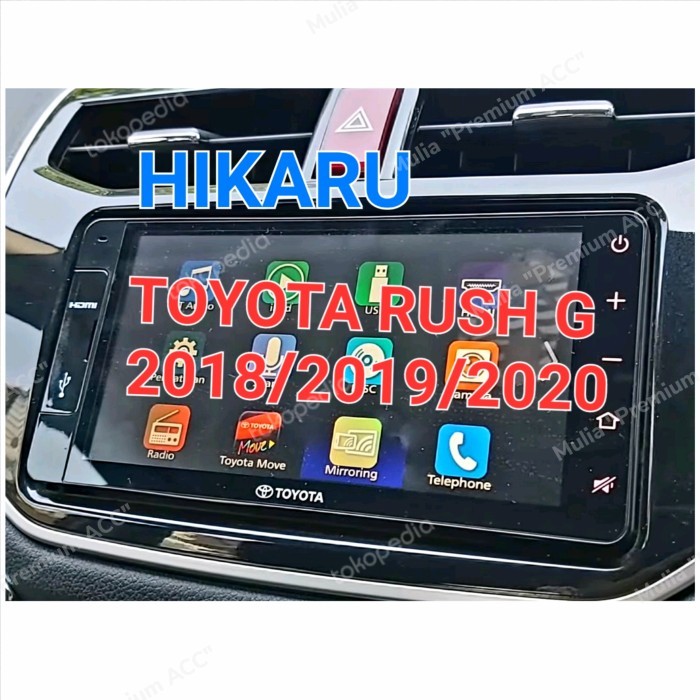 Screen Guard Lcd Mobil - Hikaru Entertaiment - Toyota Rush 2018