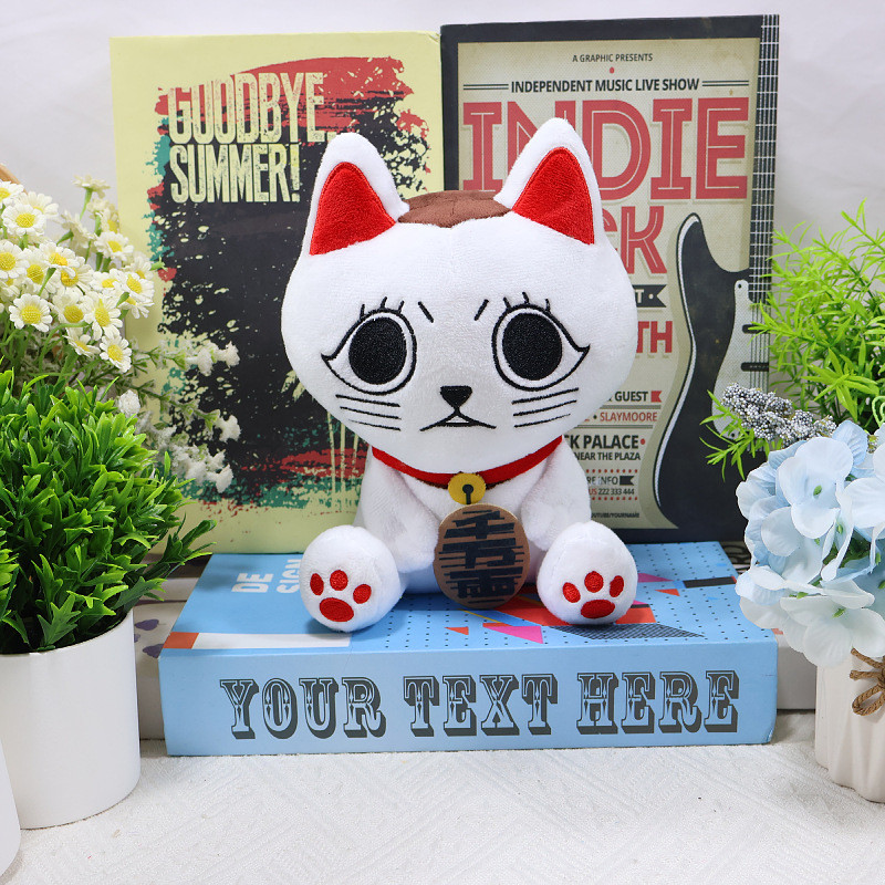 【Ready】 Produk Anime Populer Turbo Granny Dandadan Plush Toy Mainan Plush Kucing Keberuntungan yang 
