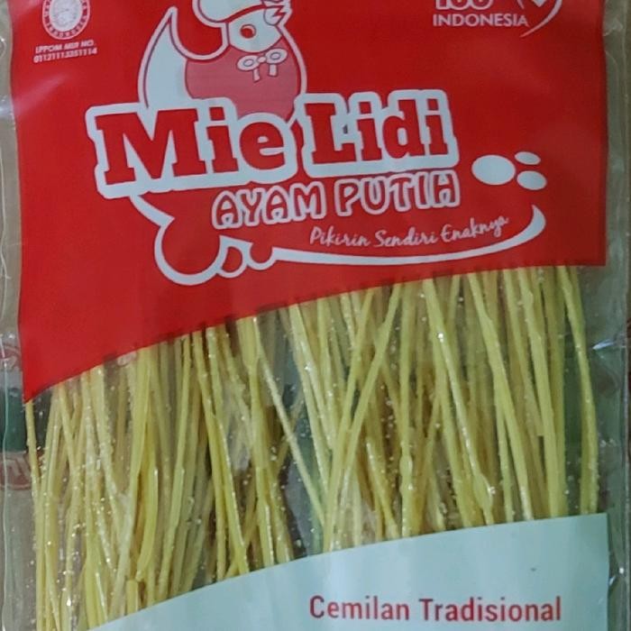 

MURAH MIE LIDI AYAM PUTIH JAJANAN JADUL SEJAK DULU RASANYA MANTAP Snack Keripik Cemilan Pedas Crispy