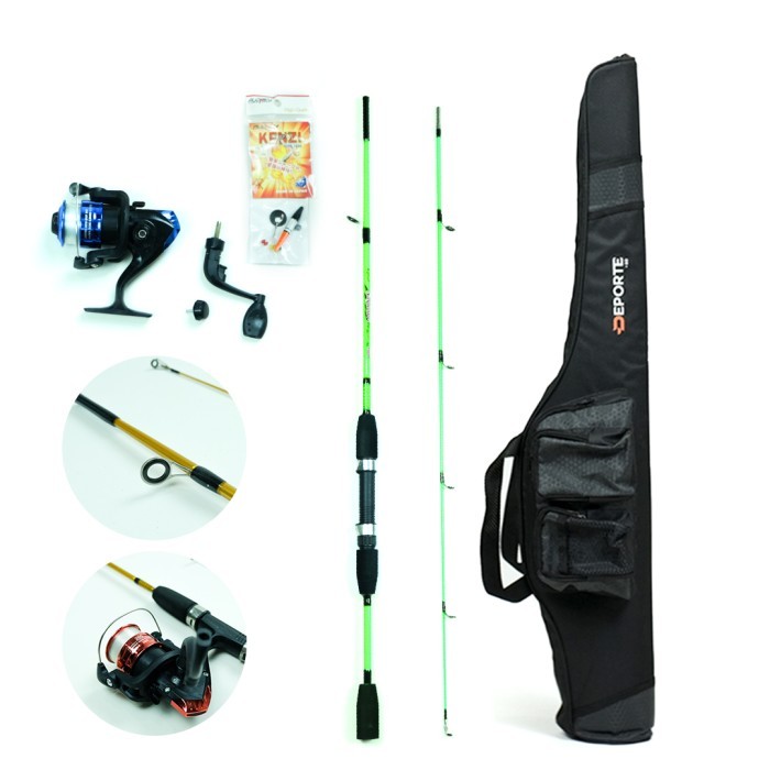 Set Alat Pancing Joran Japan Style Fiber Lengkap dengan Tas Siap Pakai