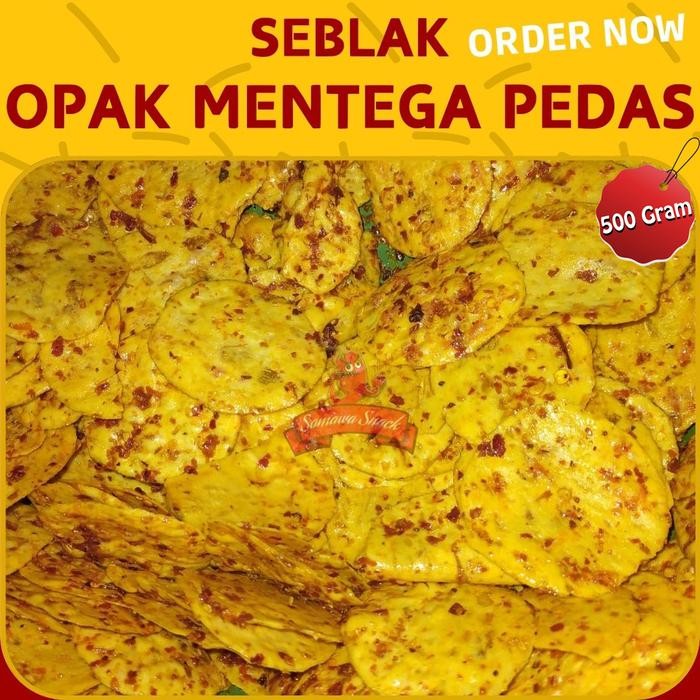 

TERBARU OPAK MENTEGA PEDAS DAUN JERUK / KERUPUK KERIPIK SEBLAK Food Snacks Kering
