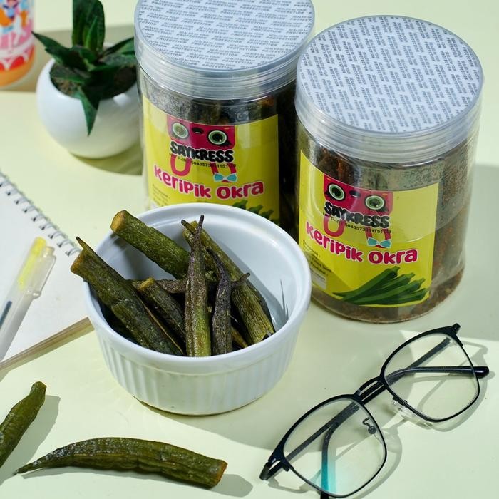

NEW Snack Keripik Sayur Okra Original dan Pedas 750 ml Food