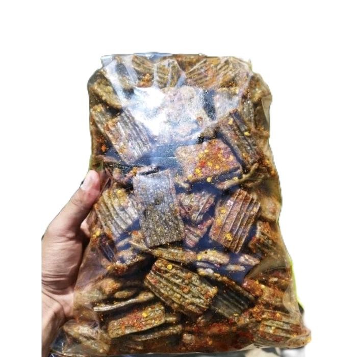 

PROMO SPECIAL Seblak kerupuk jengkol bantat Viral pedas daun jeruk Snacks Food Krupuk Kering Keripik