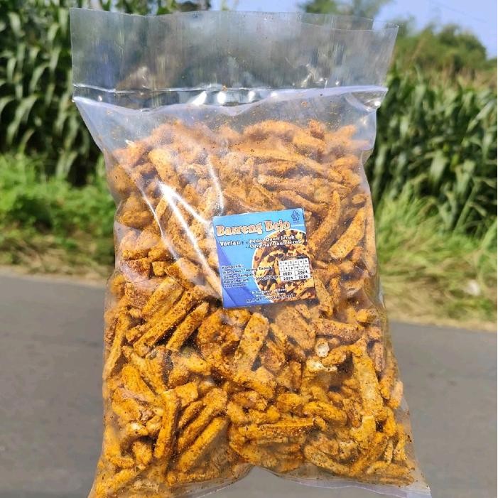 

BERKUALITAS PROMO 10.10 SALE 1KG BASRENG DAUN JERUK TERMURAH Food Snack Pedas