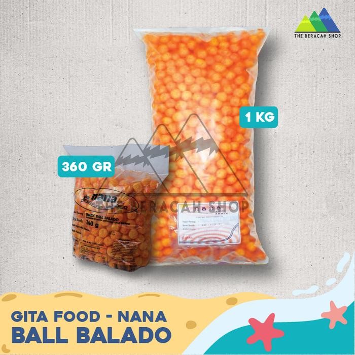 

BERGARANSI Nana Snack Stick Balado Ball Pandan Ball Coklat Ring Balado Family Pack 360 Gram Camilan