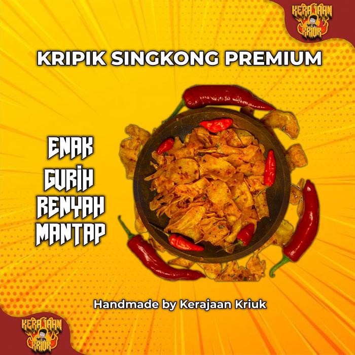 

TERBAIK KERIPIK SINGKONG / KERIPIK KERIWIL 500 Gram Gurih Pedas Daun Jeruk Kripik Food Snacks