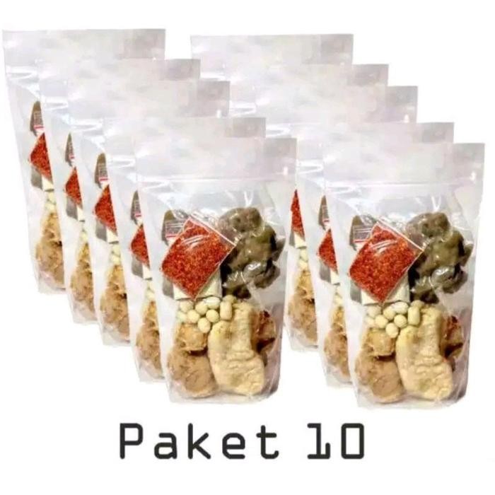 

DISKON Paket 10bks Baso aci tulang rangu Bawang Food Seblak Kuah Pedas Instan