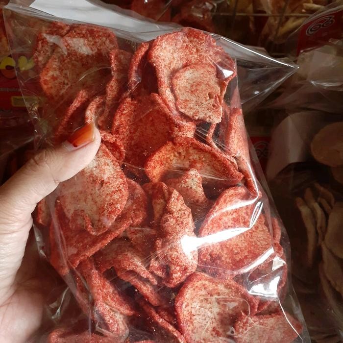 

FREE ONGKIR BASRENG BULAT RASA PEDAS Food Snacks basreng balado