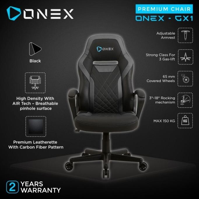 CO Kursi Onex GX1 - Kursi Gaming Onex GX1 - Premium Quality Gaming Chair