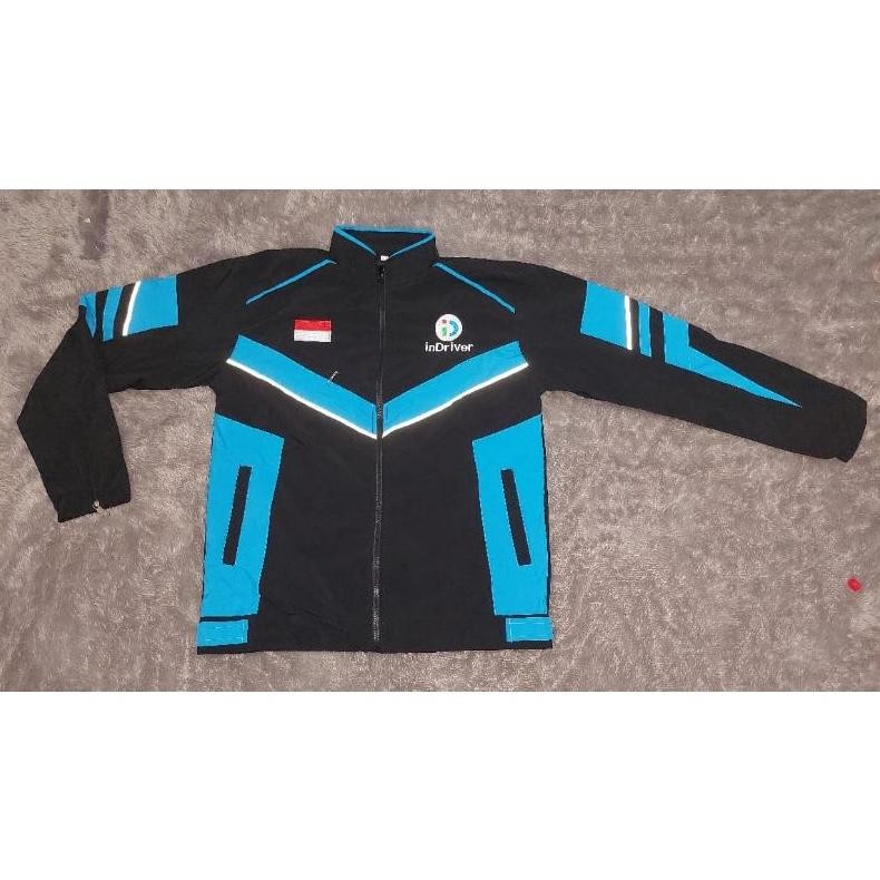 Jaket Indriver Biru Bolak Balik