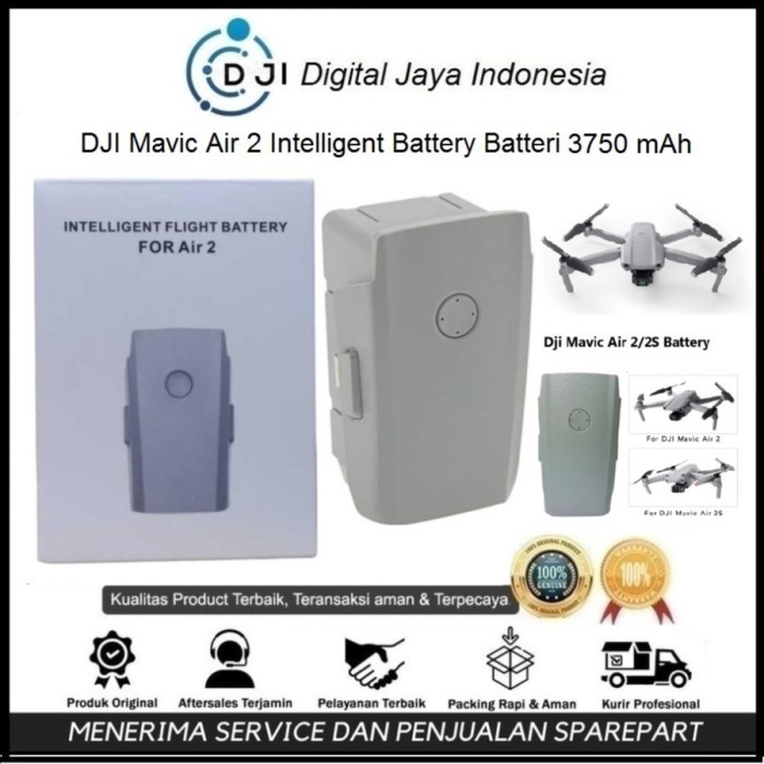Dji Mavic Air 2S Baterai Original Battery Dji Mavic Air 2 Battre