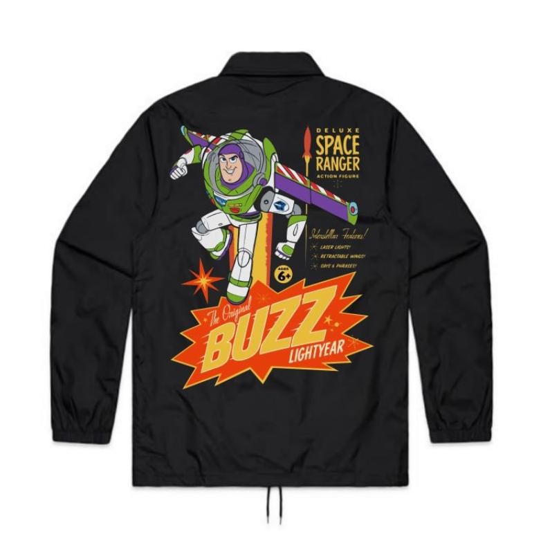 Jaket Coach Toy Story Buzz Lightyears | Coach Jaket Toy Story Buzz | Jaket | Windbreakers Kartun